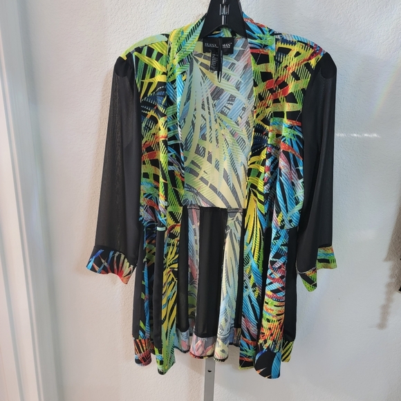 Frank Lyman Tropical Print Jacket - Picture 1 of 5